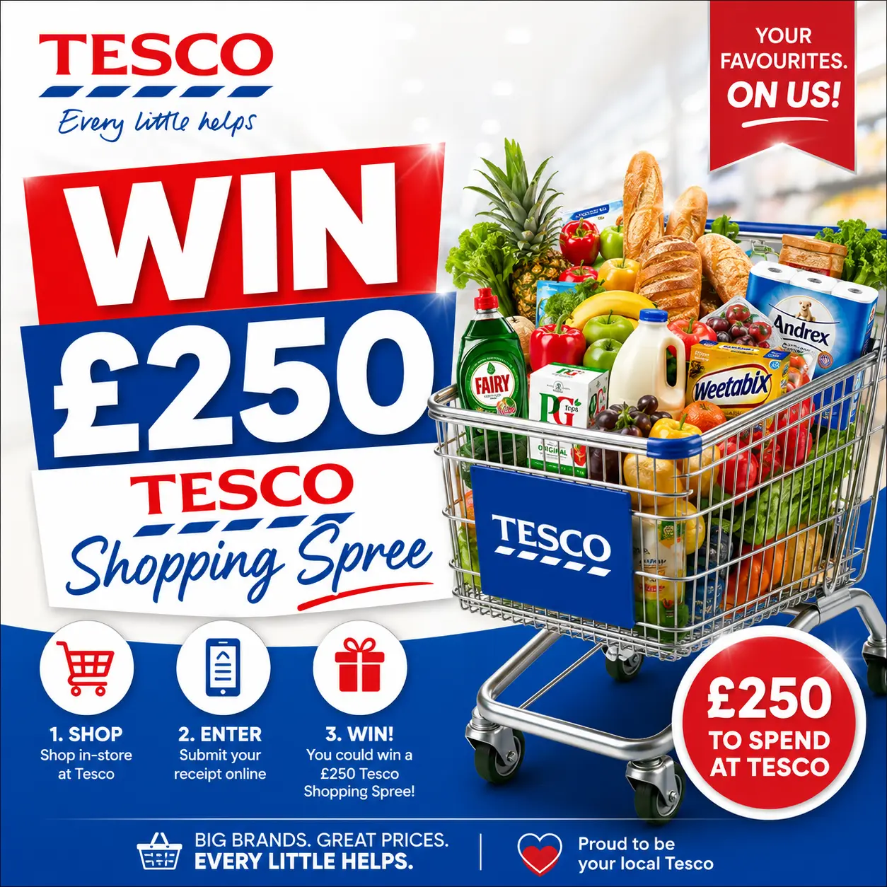 Tesco Shopping Spree
